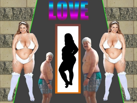 2XL Love - fractal, abstract, collage, 3d, eye candy