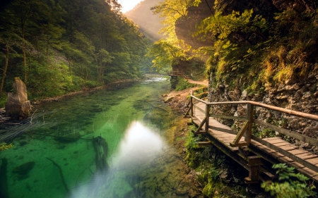 Lake - nature, hd, lake, landscape, water, mountains