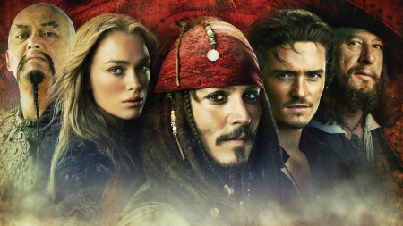 Pirates of the Caribbean: On Stranger Tides (2011) - pirates of the caribbean, actor, poster, on stranger tides, Johnny Depp, Orlando Bloom, actress, fantasy, movie, disney, Keira Knightley