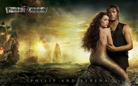 Pirates of the Caribbean: On Stranger Tides (2011) - actress, pirates of the caribbean, movie, fantasy, poster, on stranger tides, mermaid, man, actor, disney