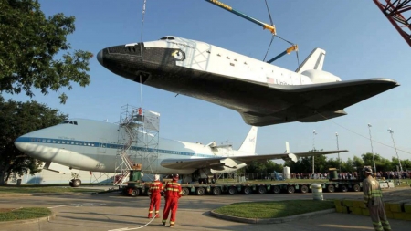 Space Shuttle Carrier Heads Home - space, shuttle, carrier, nasa