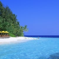 Nice Beach and Blue Sea