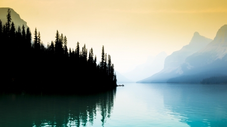 Mist on a lake