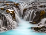 Bruarfoss Waterfalls, Iceland