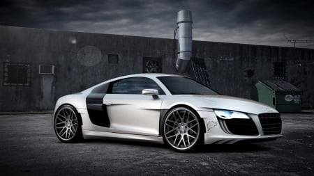 Audi R8 - sport, audi, r8, car