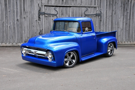 Candy Blue - classic, 1978 ford 460ci v-8, custom wheels, truck