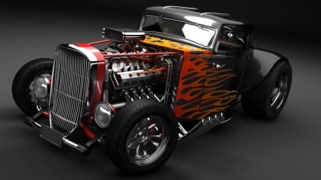 Abyss Vehicles Hot Rod - vehicles, abyss, hot, car, rod