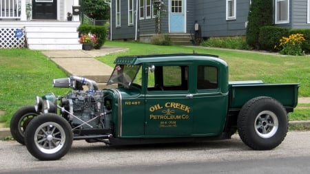 Ford Model A Hot Rod Oil Creek Petroleum Co. - hot, ford, rod, company, model, creek, oil, car, petroleum, old-timer