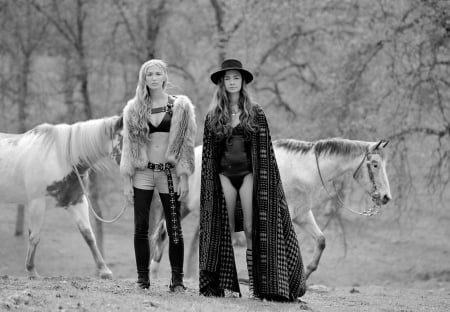 Dressed To Ride. . - girls, women, style, fun, models, female, cowgirl, fashion, boots, hats, outdoors, brunettes, western, horses, blondes, ranch