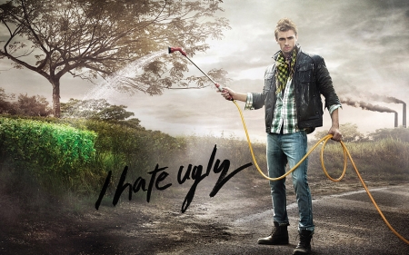 I hate ugly - situation, man, commercial, creative, fantasy, add