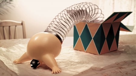 Ups! - creative, box, situation, funny, fantasy, sumo, man