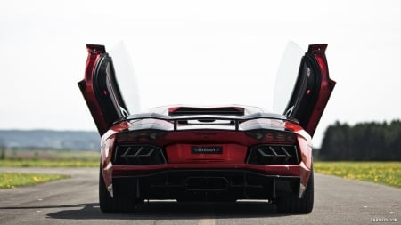 2012 Mansory Lamborghini Aventador - Tuned, Tuning, Lamborghini, Car, Red, Sport, Mansory, Aventador