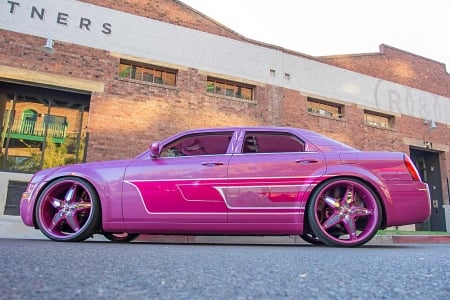 2006-Chrysler-300 - mopar, 2006, custom, pink