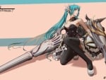 Hatsune Miku knight