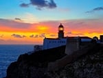 Lighthouse at Sunset