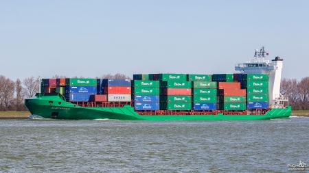 Container Ship Elbcarrier - elbcarrier, ship, cargo, freight, container, boat