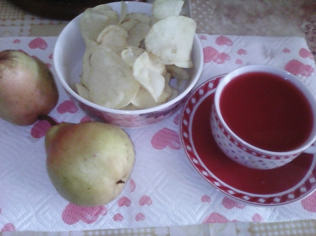 break time - drink, food, fruits, juice