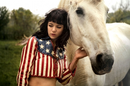 American Cowgirl. . - style, girls, women, models, horses, brunettes, cowgirl, fun, boots, fashion, western, ranch, country, outdoors, country music, nikki lane, americana, female, music