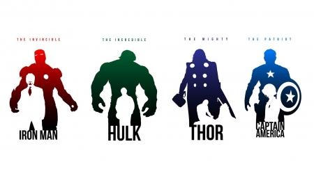 The Avengers - characters, 2012, movie, thor, The Avengers, loki, film