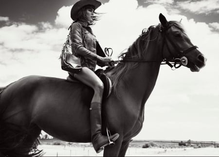 The Best Ride. . - hat, women, fun, female, boots, fashion, models, brunettes, western, Jenna Pietersen, horse, girls, cowgirl, style, outdoors, ranch