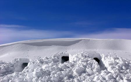 Snow White Mountain - breezing, cool, cold, blue