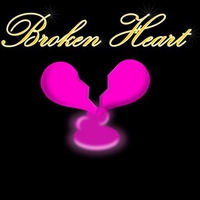 pink broken heart