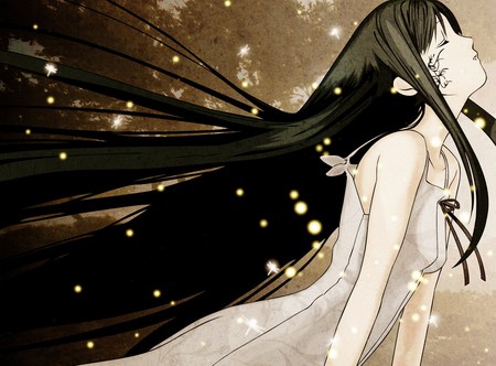 Saya - beauty, song, saya no uta, anime, long hair