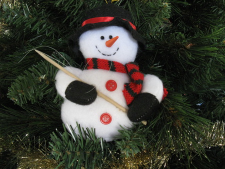 NO SNOWING - ornaments, christmas, xmas, snowman