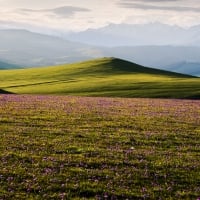 Landscape view of Kalajun Prairie