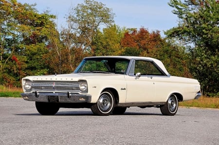 1965-Plymouth-Satellite-Wedge - White, Mopar, Classic, 1965