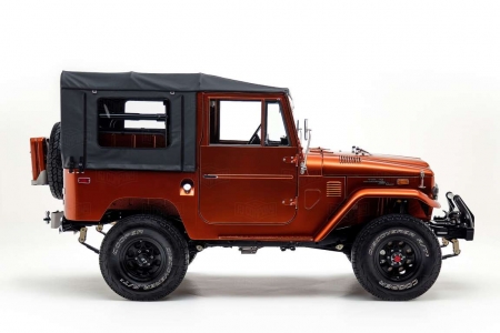 FJ Company Builds a 1972 Toyota FJ40 Land Cruiser Inspired by Tonka Truck - cruiser, fj40, classic, dark orange