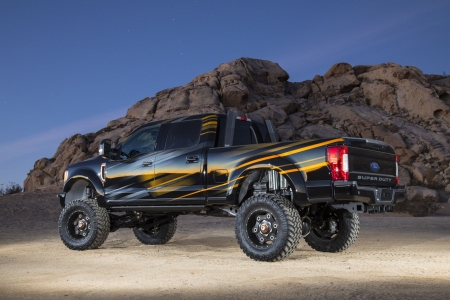 2017 Ford F-250 Super Duty  - Stripes, Truck, Black, Lifted