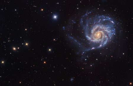 A View Toward M101 - space, fun, galaxies, stars, cool