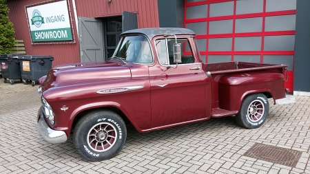 1957 Chevrolet Apache Shortbed Stepside BIG Window - Truck, Big, American, Stepside, Chevrolet, Apache, Window, Old-Timer, Shortbed