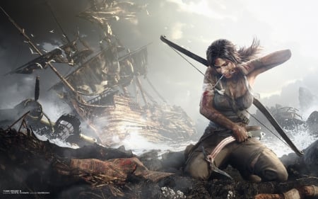 Tomb Raider - game, 2013, Tomb Raider, gaming, Lara Croft, video game