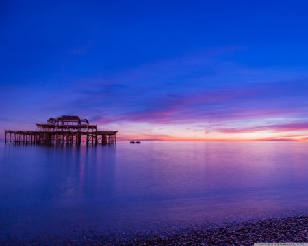 Brighton Pier at Sunset