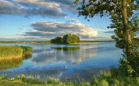 Lake in Mazury, Poland - Mazury, nature, summer, Poland, Lake