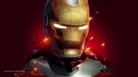 Iron Man - comic, hd, realistic, superhero, iron man, 3d, wallpaper, anthony edward stark