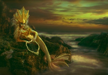 Sunset Mermaid