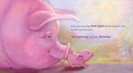 Pink piglet