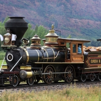 vintage steam locomotive