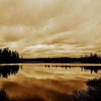 Calm Lake Mirror