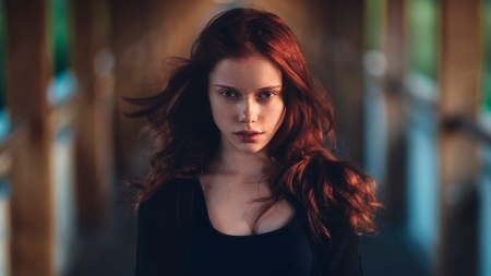 Ekaterina Yasnogorodskaya - ekaterina yasnogorodskaya, woman, lady, red head, model, babe