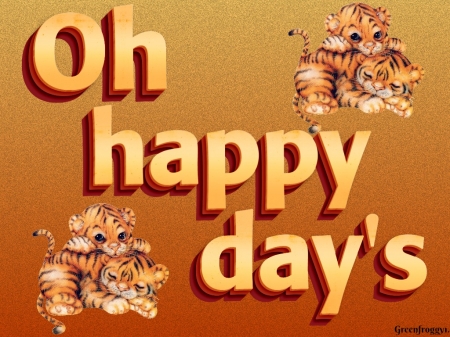 OH HAPPY DAY'S - comment, card, days, happy