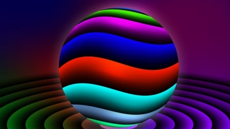 The wavy perspective wallpaper - Wavy, Perspective, 3D, Abstract