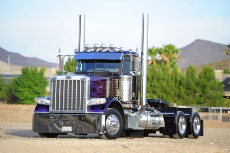 peterbilt - truck, peterbilt, semi, rig