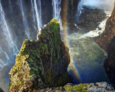 Victoria Falls,Zambia - nature, waterfall, rocks, falls