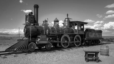 vintage locomotive - steam, locomotive, train, vintage