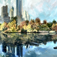 Central Park South in Autumn