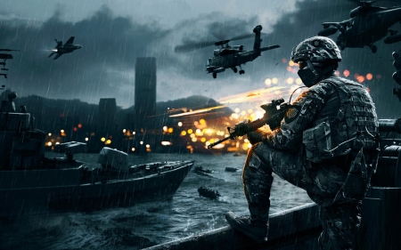 Battlefield 4 - sniper, game, Battlefield 4, Battlefield IV, Battlefield, weapon, gaming, video game